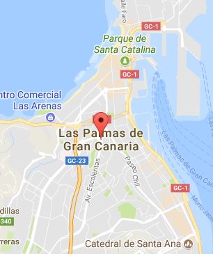 Map of las Palmas de Gran Canaria