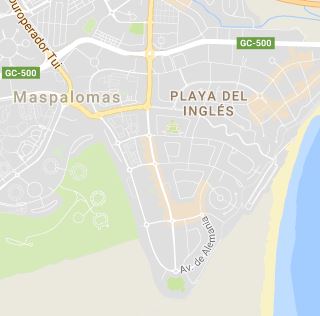 Map of Playa del Inglés
