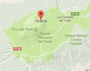 Map of Tenerife Central