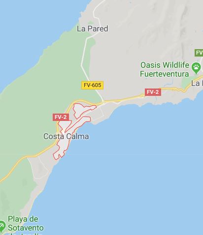 Costa Calma Map